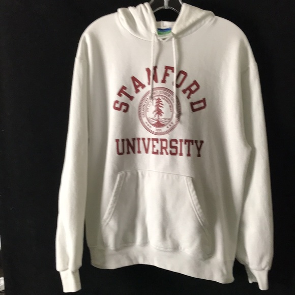 ❤️ Women’s Vintage CHAMPION ECO FLEECE Stanford University Pullover Hoodie Sz M - Picture 2 of 3